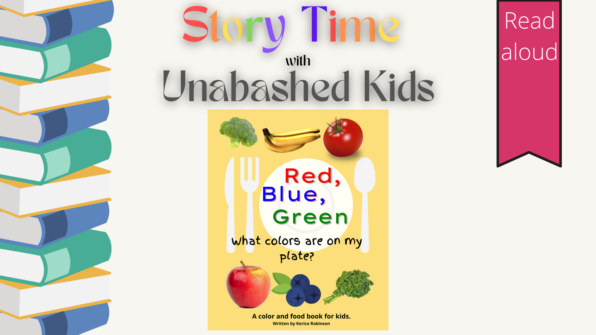 Red, Blue, green book read aloud
